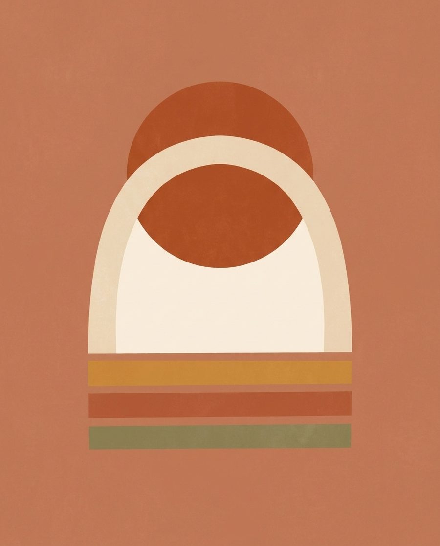 Arch, abstract print