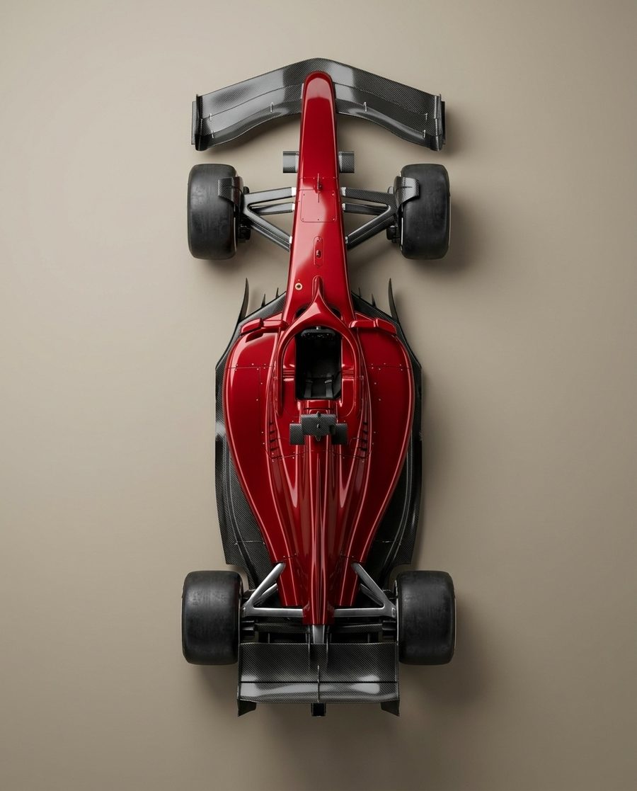 Single-seater, motorsport print