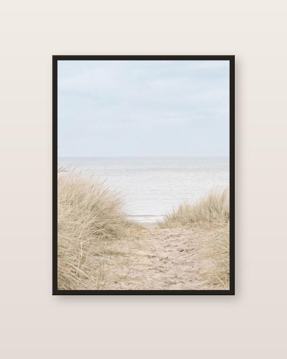 The dunes · centre panel