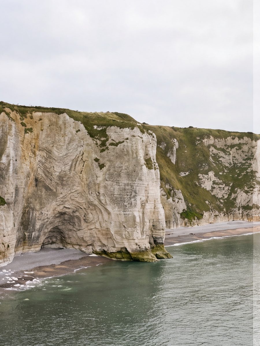 The cliffs · left panel
