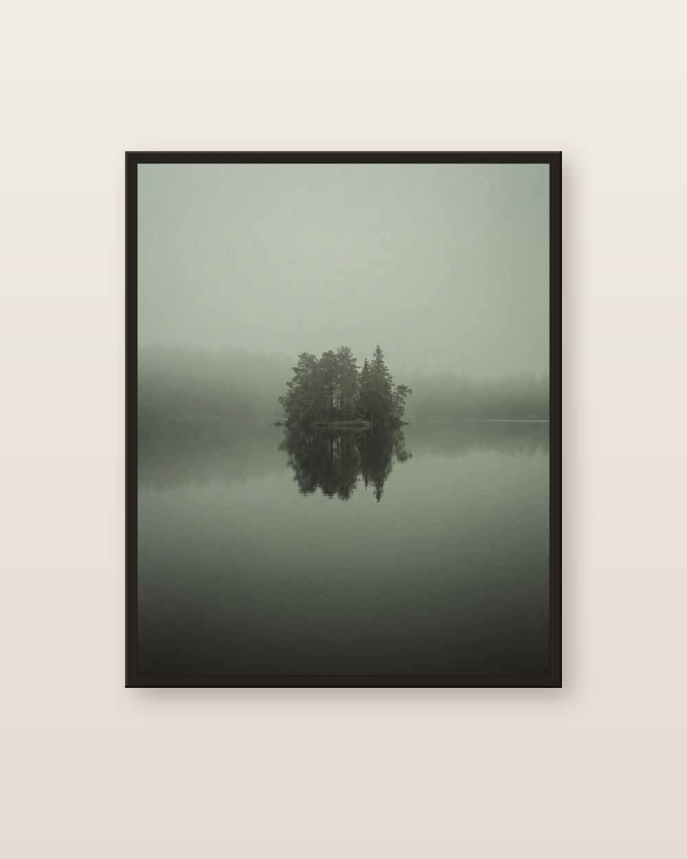 The island on the lake