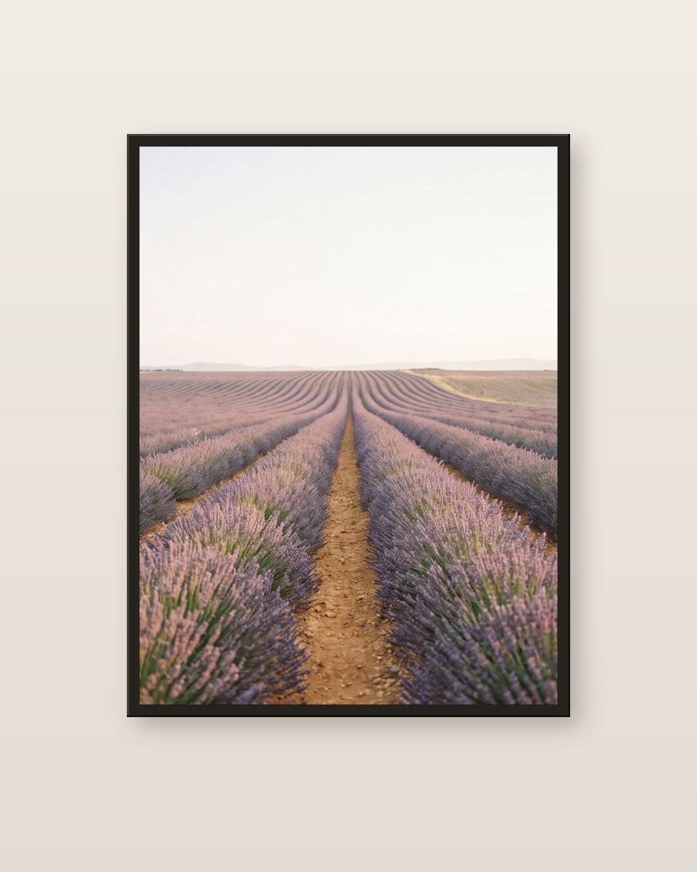 The lavender field · centre panel