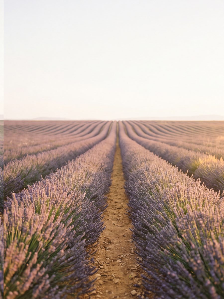 The lavender field · right panel