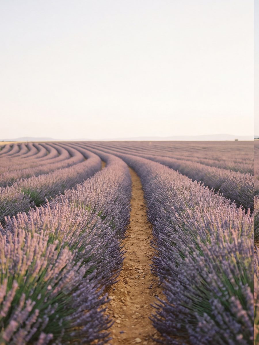 The lavender field · left panel