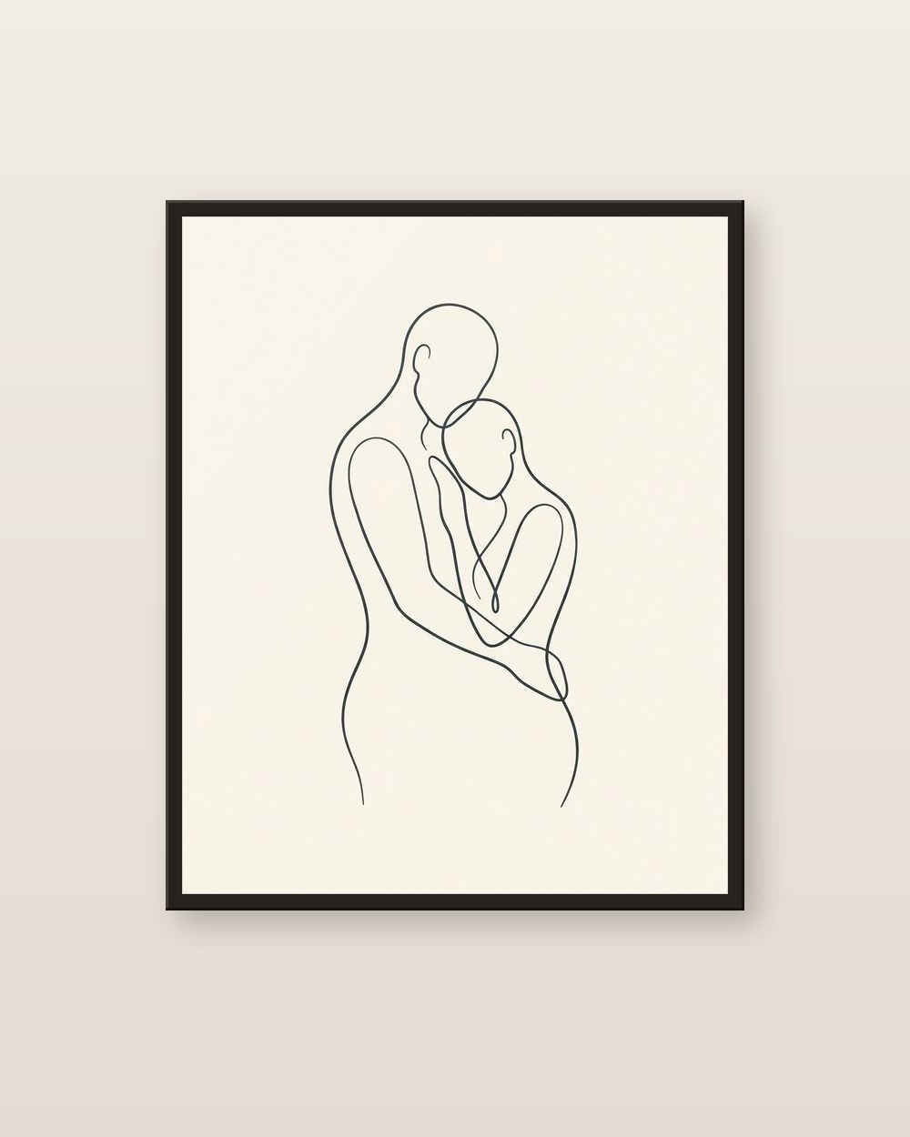 Two silhouettes