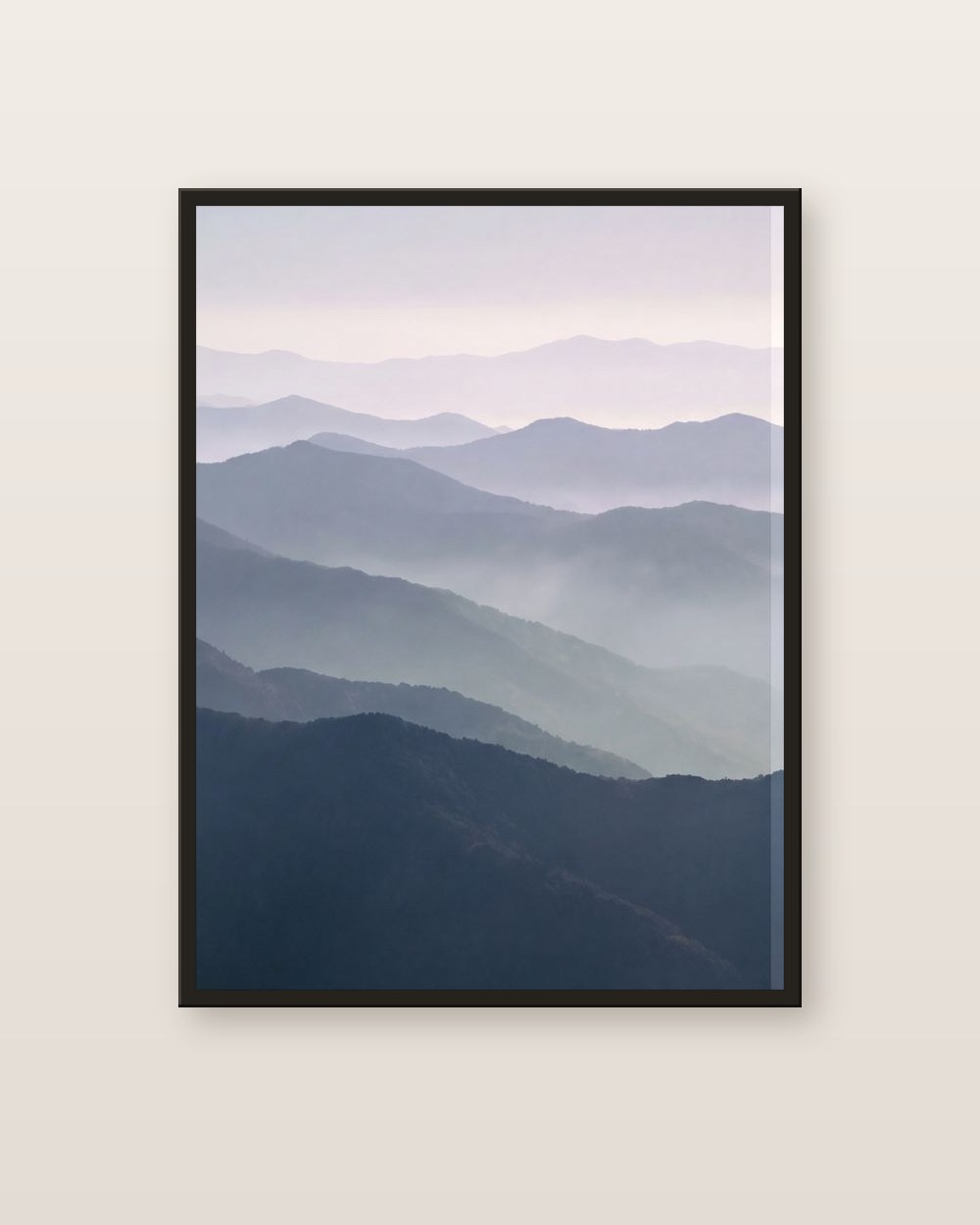 The blue mountains · left panel