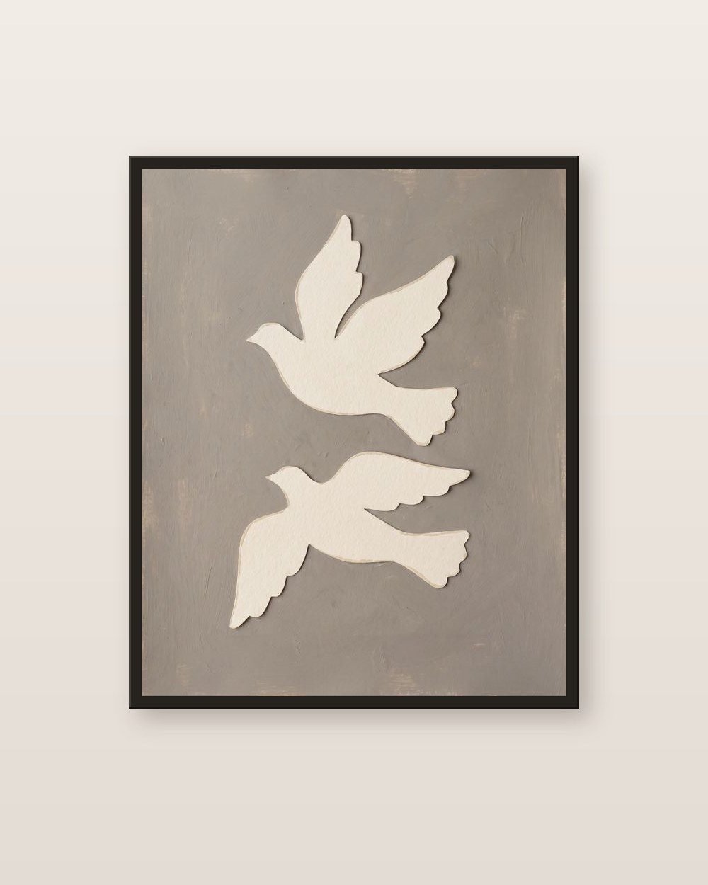 Paper-cut birds