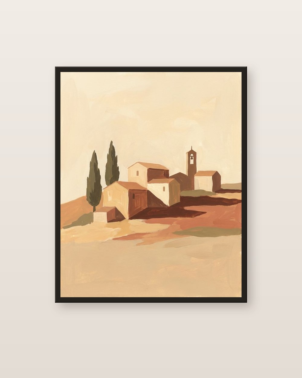 Village in the sun