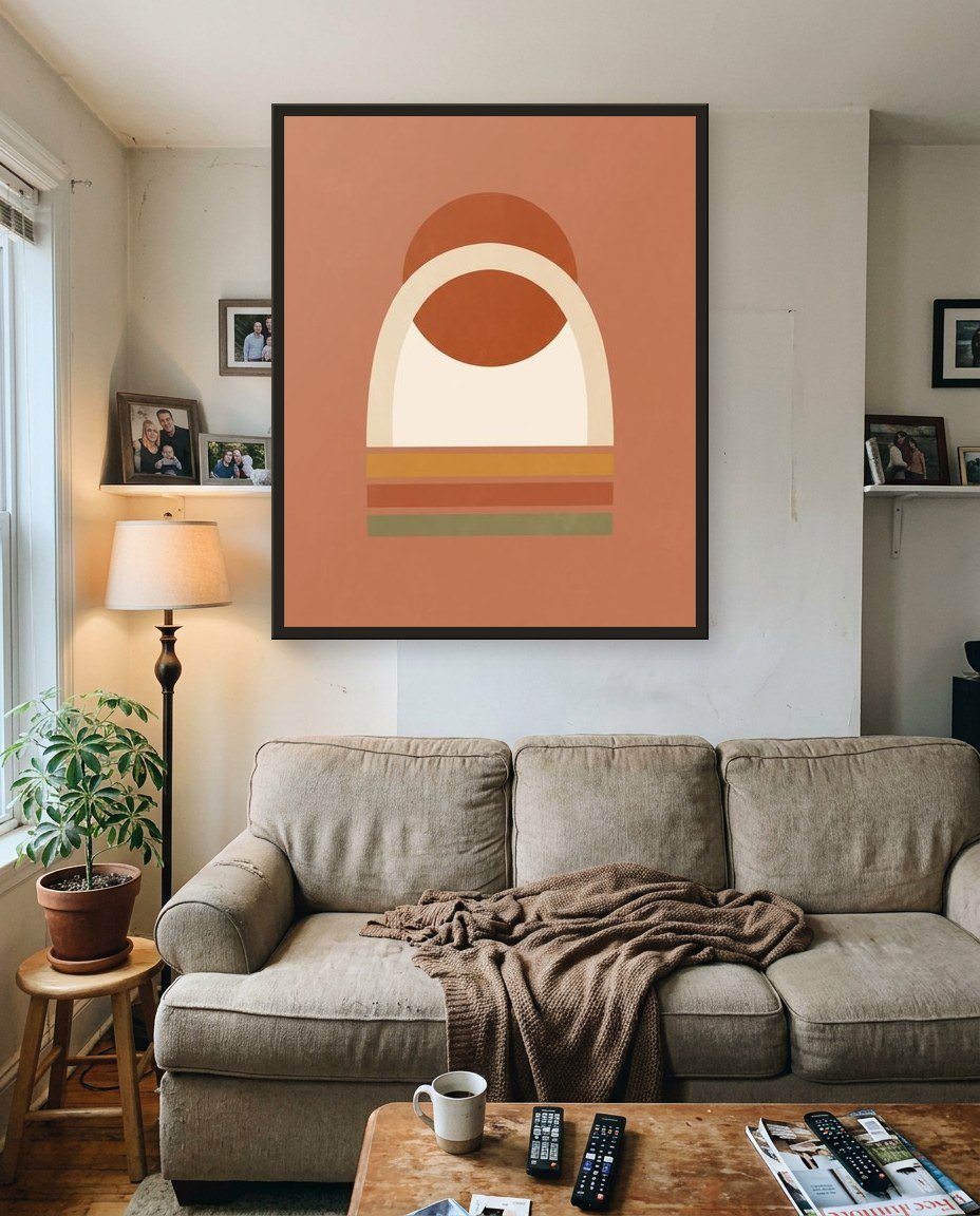 Arch, living room