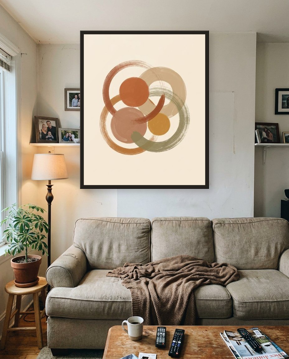Circles, living room