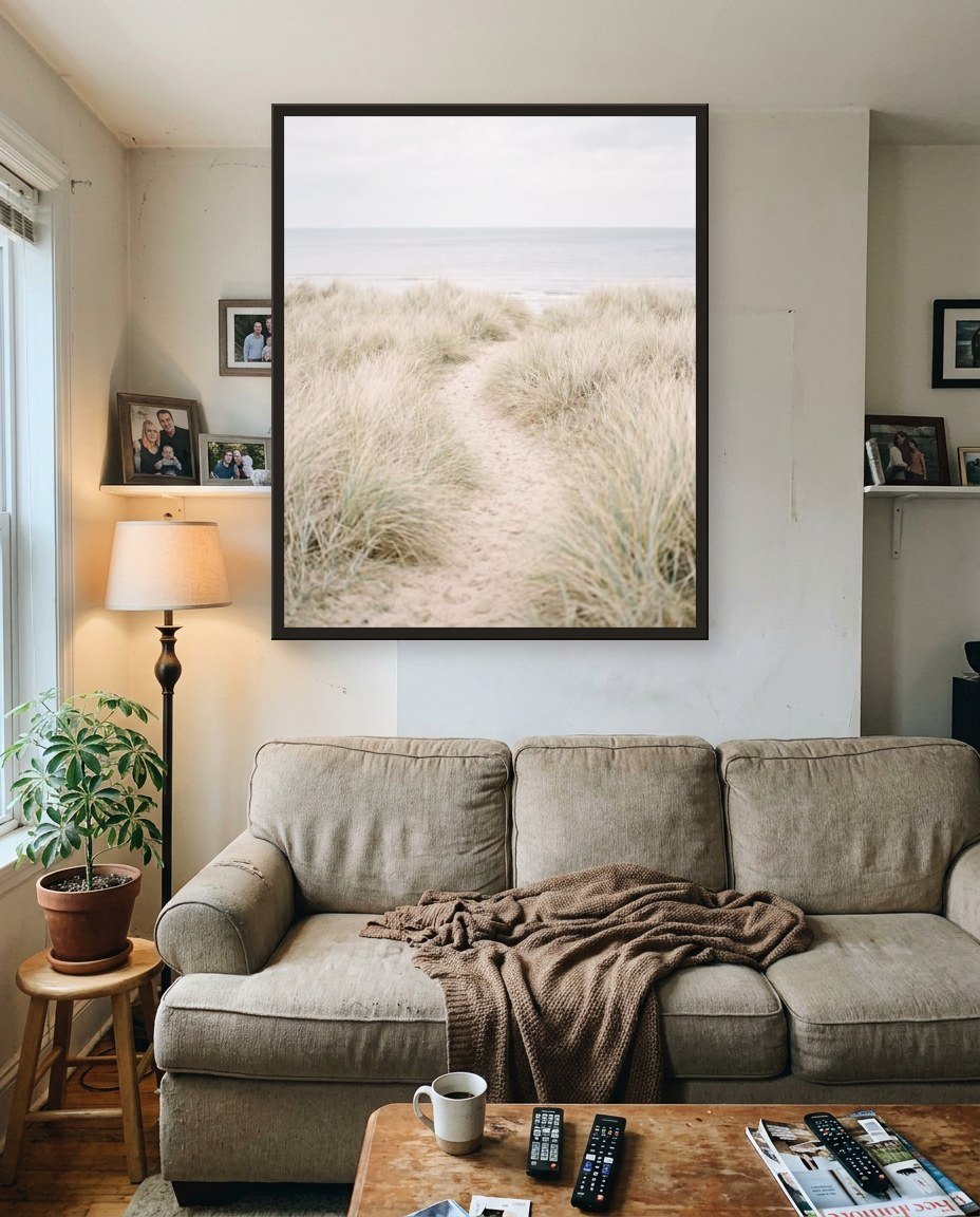 The dune path, living room