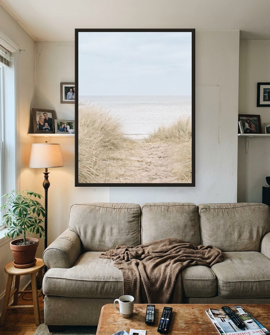The dunes · centre panel, living room