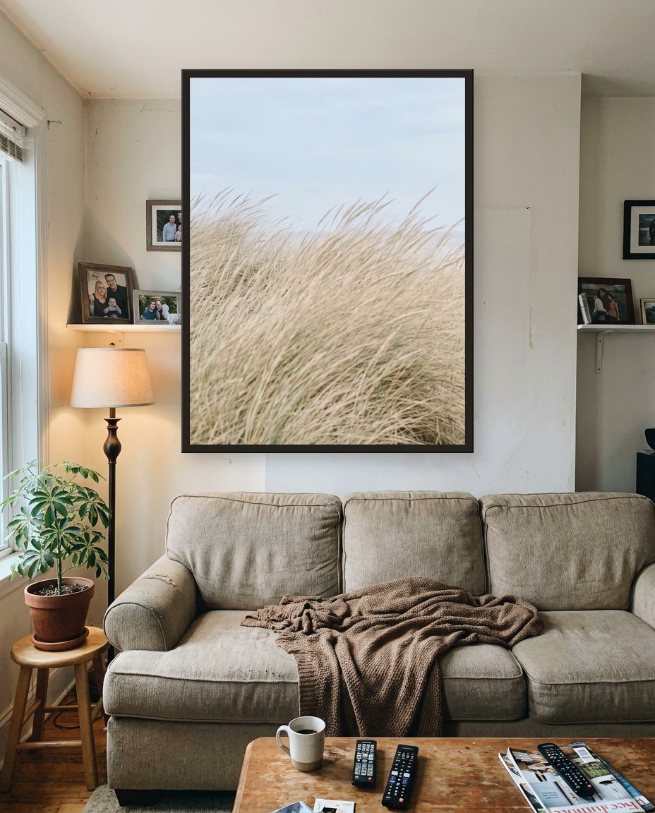 The dunes · left panel, living room