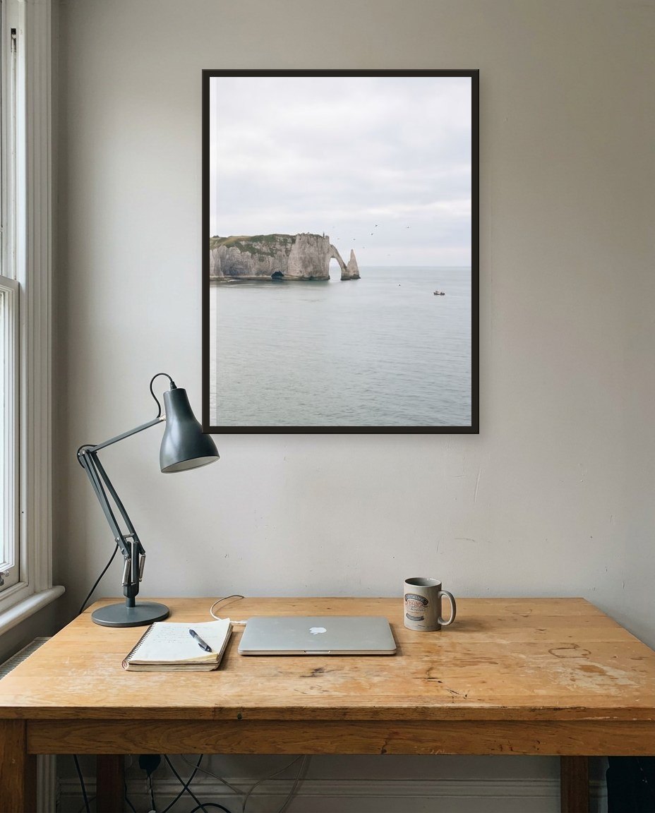 The cliffs · right panel, study
