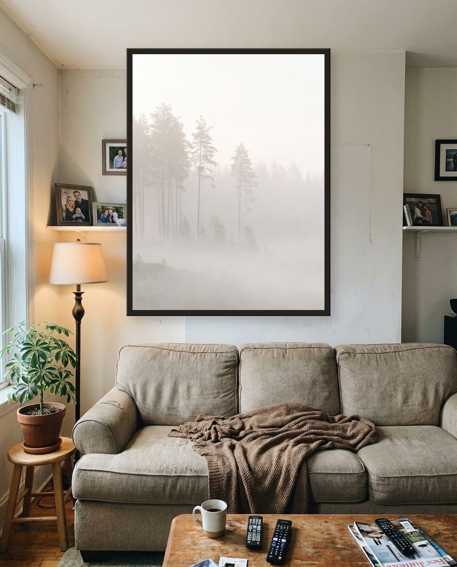 The woodland · centre panel, living room