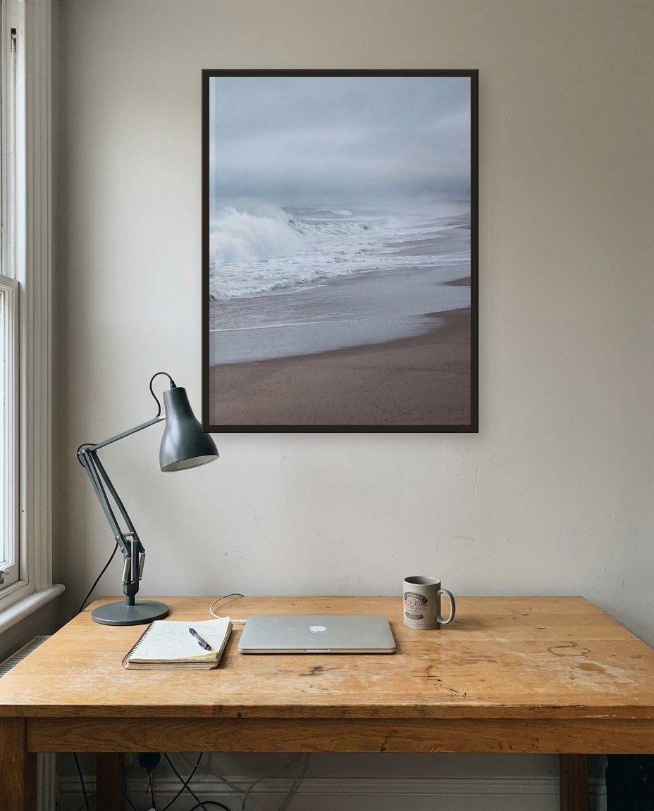 The wave · right panel, study