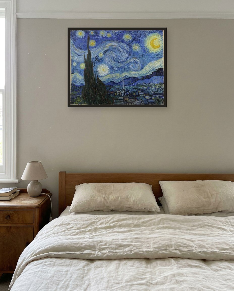 The Starry Night · Van Gogh, main bedroom