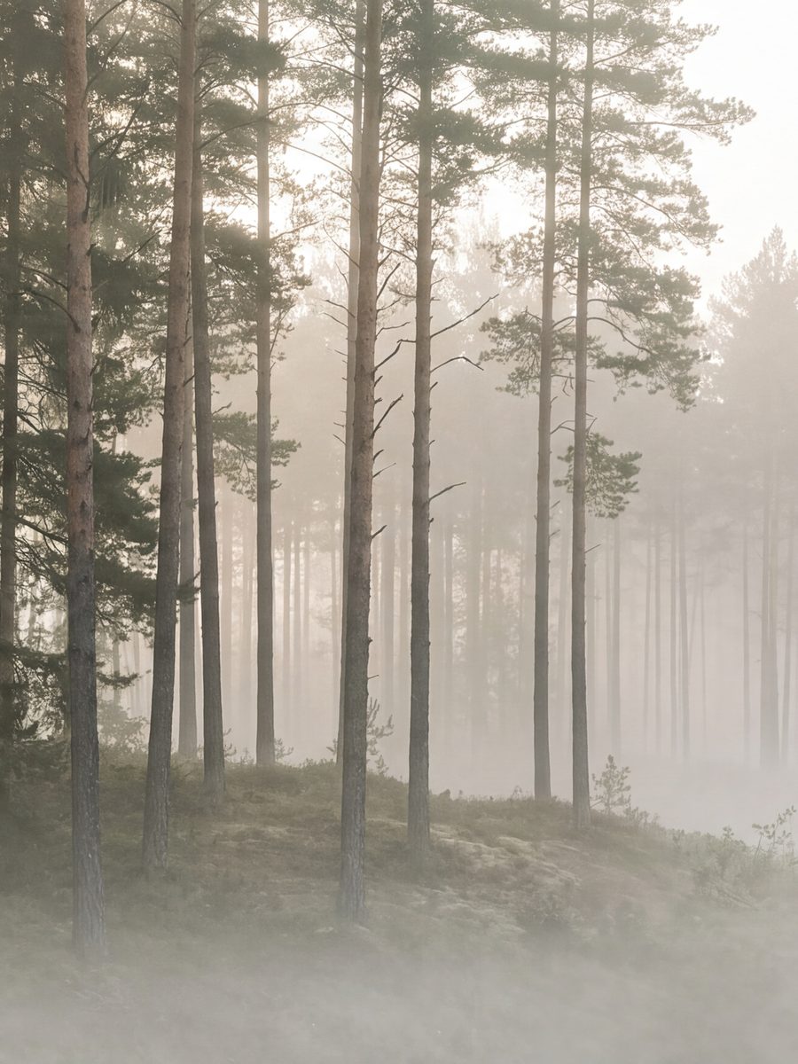 The woodland · left panel, landscape print