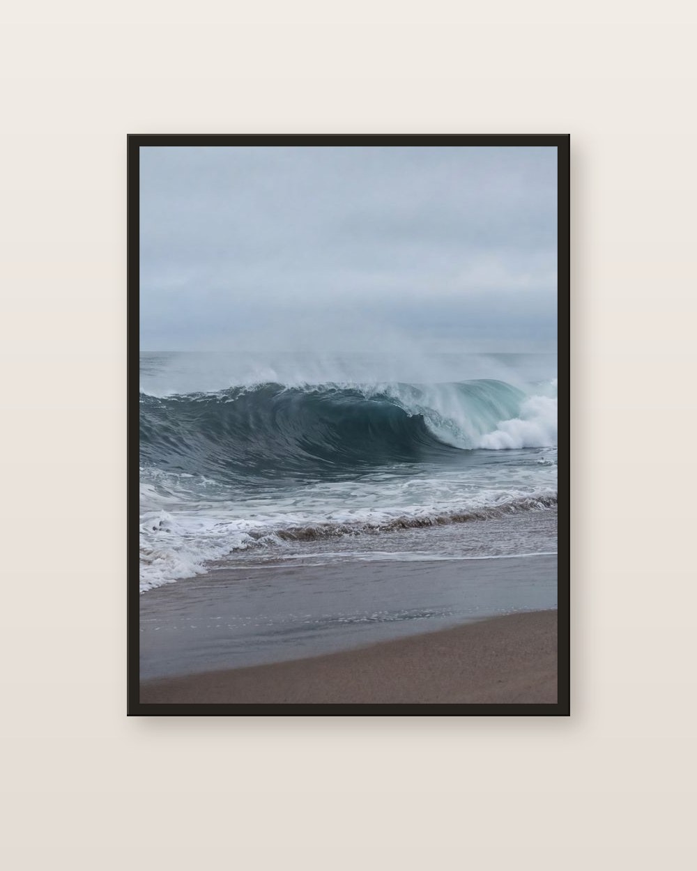 The wave · centre panel
