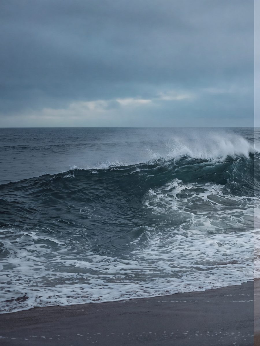 The wave · left panel