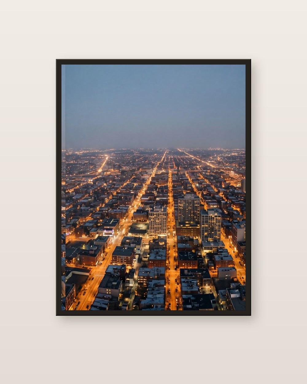 The city from above · right panel