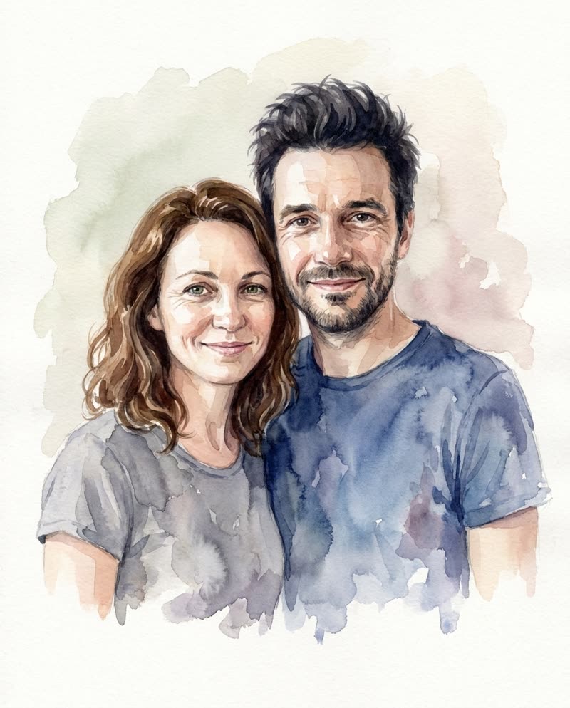 Example: Tender watercolour