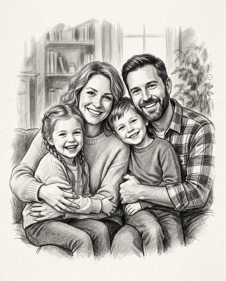 Example: Pencil & charcoal